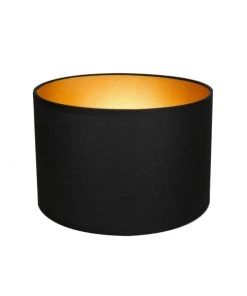 Abat-jours Abat-jour Noir Et Or T 30 X H 25