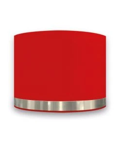 Abat-jours Abat-jour Pour Chevet Rond Rouge Jonc Aluminium Ø 25 X H 20 -Boutique Belamp abat jour pour chevet rond rouge jonc aluminium oe 25 x h 20 3
