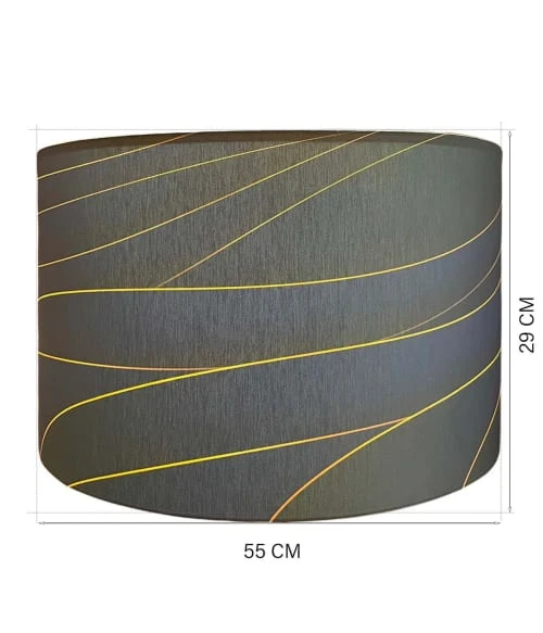 Abat-jours Abat-jour Rond Imprimé Linar Night L Ø 55 X H 29 3 Abat-jours Abat-jour Rond Imprimé Linar Night L Ø 55 X H 29 – Image 3