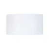 TOSEL Abat-jour Tissu Blanc