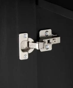 RNT By Really Nice Things Armoire Buffet En Bois De Pin Couleur Noir -Boutique Belamp armoire buffet en bois de pin couleur noir 2