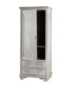 Maisons Du Monde Armoire En Bois De Paulownia Grisé -Boutique Belamp armoire en bois de paulownia grise 1000 3 6 110214 14