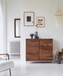 Tikamoon Bahut En Palissandre Massif 100 Cm