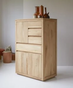 Tikamoon Bahut En Teck Massif 80 Cm -Boutique Belamp bahut en teck massif 80 cm 3