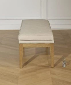 Robin Des Bois Banc Ou Bout De Lit En Bois Et Lin L 130 Cm -Boutique Belamp banc ou bout de lit en bois et lin l 130 cm 11