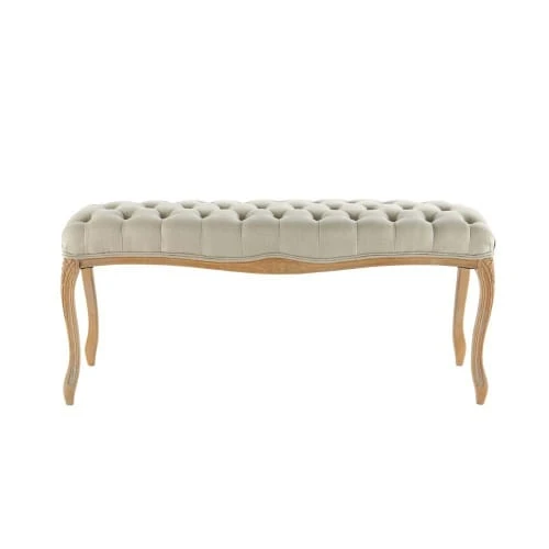 Maisons Du Monde Bout De Lit Capitonné En Chêne L 114 Cm 1 Maisons Du Monde Bout De Lit Capitonné En Chêne L 114 Cm