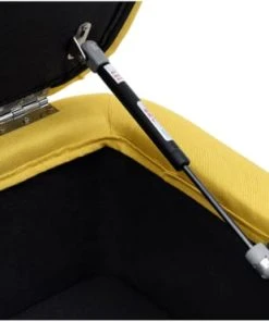 Usinestreet Bout De Lit POLY Avec Coffre De Rangement Et Pieds En Bois - Jaune 11 Usinestreet Bout De Lit POLY Avec Coffre De Rangement Et Pieds En Bois - Jaune -Boutique Belamp bout de lit poly avec coffre de rangement et pieds en bois jaune 5