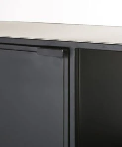 Maisons Du Monde Buffet 1 Porte En Métal Noir -Boutique Belamp buffet 1 porte en metal noir 1000 12 20 198419 3