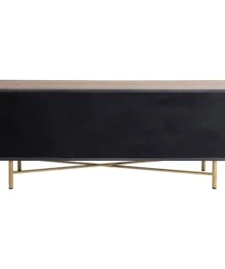 Kare Design Buffet 2 Portes 2 Tiroirs En Frêne, Acier Et Verre -Boutique Belamp buffet 2 portes 2 tiroirs en frene acier et verre 4