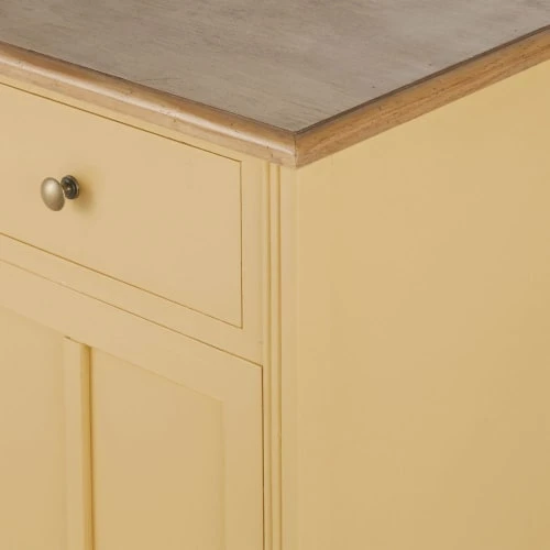 Maisons Du Monde Buffet 2 Portes 2 Tiroirs Jaune 3 Maisons Du Monde Buffet 2 Portes 2 Tiroirs Jaune – Image 3