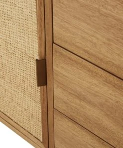 Maisons Du Monde Buffet 2 Portes 3 Tiroirs Cannage En Rotin -Boutique Belamp buffet 2 portes 3 tiroirs cannage en rotin 1000 9 8 217677 3