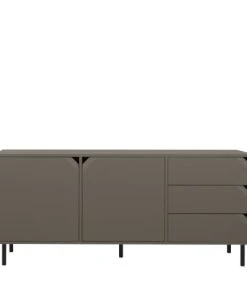 Tenzo Buffet 2 Portes 3 Tiroirs En Bois L177cm Marron