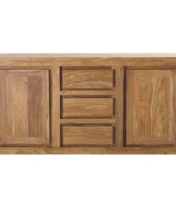 Maisons Du Monde Buffet 2 Portes 3 Tiroirs En Sheesham Massif