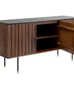 Kare Design Buffet 2 Portes 3 Tiroirs Marron -Boutique Belamp buffet 2 portes 3 tiroirs marron 3