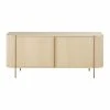 Maisons Du Monde Buffet 2 Portes Beige Et Métal Coloris Laiton
