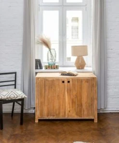 Boutique Belamp -Boutique Belamp buffet 2 portes bois massif 1