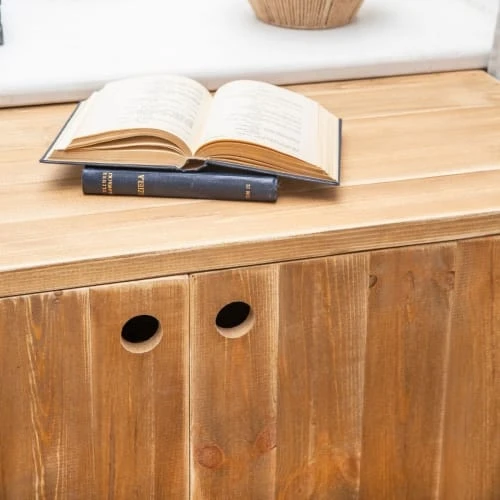 Dendro Buffet 2 Portes Bois Massif 4 Dendro Buffet 2 Portes Bois Massif – Image 4