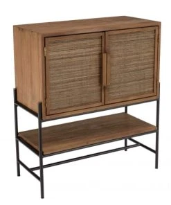 MACABANE Buffet 2 Portes En Bois De Teck Recyclé