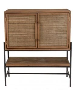 MACABANE Buffet 2 Portes En Bois De Teck Recyclé -Boutique Belamp buffet 2 portes en bois de teck recycle 4