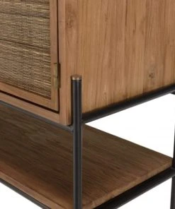 MACABANE Buffet 2 Portes En Bois De Teck Recyclé -Boutique Belamp buffet 2 portes en bois de teck recycle 5