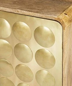 Maisons Du Monde Buffet 2 Portes En Métal Effet Doré -Boutique Belamp buffet 2 portes en metal effet dore 1000 3 24 165787 4