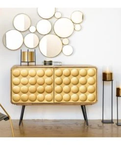 Maisons Du Monde Buffet 2 Portes En Métal Effet Doré -Boutique Belamp buffet 2 portes en metal effet dore 1000 3 24 165787 8