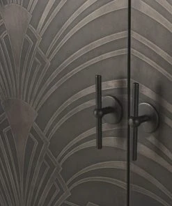 Maisons Du Monde Buffet 2 Portes En Métal Noir Mat Sculpté -Boutique Belamp buffet 2 portes en metal noir mat sculpte 1000 10 9 187010 4