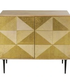 Maisons Du Monde Buffet 2 Portes Motifs Géométriques Martelés