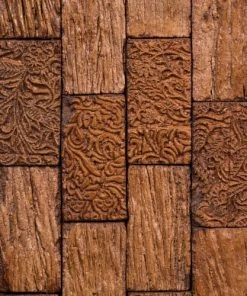 Dutchbone Buffet 2 Portes Sculptées En Bois Foncé Métal -Boutique Belamp buffet 2 portes sculptees en bois fonce metal 5