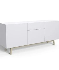 Weber Industries Buffet 3 Portes 1 Tiroir Blanc