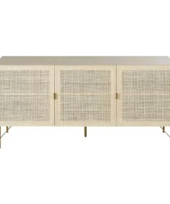 Maisons Du Monde Buffet 3 Portes Cannage En Rotin