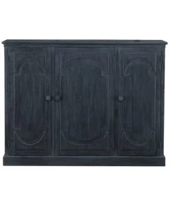 Signature Buffet 3 Portes En Bois L160 X H123cm - Gris
