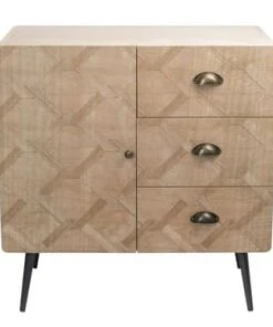 Jardideco Buffet 3 Tiroirs Et Une Porte -Boutique Belamp buffet 3 tiroirs et une porte 3