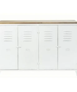 Maisons Du Monde Buffet 4 Portes En Métal Et Sapin