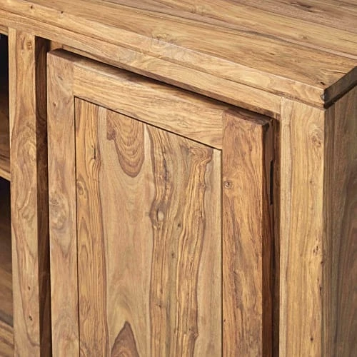 Maisons Du Monde Buffet 4 Portes En Sheesham Massif 5 Maisons Du Monde Buffet 4 Portes En Sheesham Massif – Image 5
