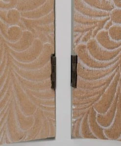 Altobuy Buffet 4 Portes Pin Massif Marron Et Blanc -Boutique Belamp buffet 4 portes pin massif marron et blanc 4