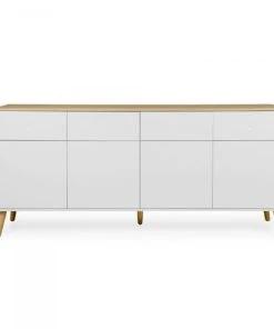 Meubles & Design Buffet Bas 192cm Style Scandinave Blanc -Boutique Belamp buffet bas 192cm style scandinave blanc 2
