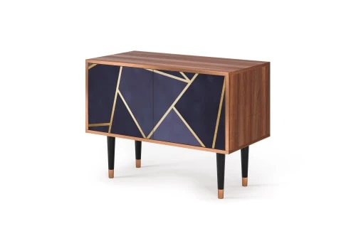 Storyz Buffet Bas Bleu 2 Portes L 94 Cm 3 Storyz Buffet Bas Bleu 2 Portes L 94 Cm – Image 3