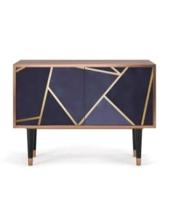 Storyz Buffet Bas Bleu 2 Portes L 94 Cm