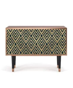 Storyz Buffet Bas Bleu 2 Portes L 94 Cm