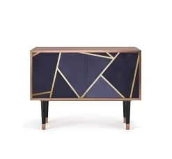 Storyz Buffet Bas Bordeaux 2 Portes L 94 Cm 10 Storyz Buffet Bas Bordeaux 2 Portes L 94 Cm -Boutique Belamp buffet bas bleu 2 portes l 94 cm the amethyst 7