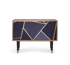 Storyz Buffet Bas Bleu-vert 2 Portes L 94 Cm 10 Storyz Buffet Bas Bleu-vert 2 Portes L 94 Cm -Boutique Belamp buffet bas bleu 2 portes l 94 cm the amethyst 8