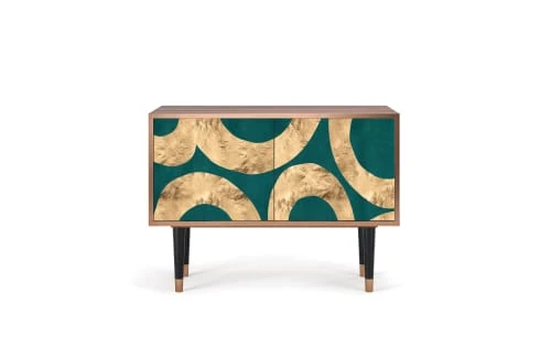 Storyz Buffet Bas Bleu-vert 2 Portes L 94 Cm 1 Storyz Buffet Bas Bleu-vert 2 Portes L 94 Cm