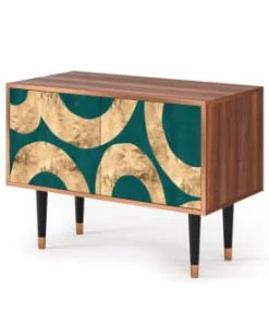 Storyz Buffet Bas Bleu-vert 2 Portes L 94 Cm 8 Storyz Buffet Bas Bleu-vert 2 Portes L 94 Cm -Boutique Belamp buffet bas bleu vert 2 portes l 94 cm 6