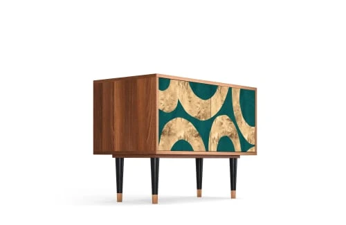 Storyz Buffet Bas Bleu-vert 2 Portes L 94 Cm 4 Storyz Buffet Bas Bleu-vert 2 Portes L 94 Cm – Image 4