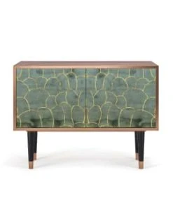 Storyz Buffet Bas Bleu-vert 2 Portes L 94 Cm