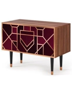 Storyz Buffet Bas Bordeaux 2 Portes L 94 Cm 8 Storyz Buffet Bas Bordeaux 2 Portes L 94 Cm -Boutique Belamp buffet bas bordeaux 2 portes l 94 cm 2