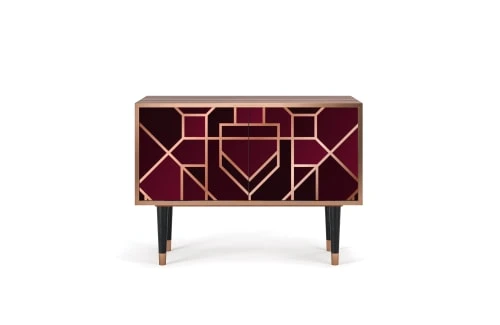 Storyz Buffet Bas Bordeaux 2 Portes L 94 Cm 1 Storyz Buffet Bas Bordeaux 2 Portes L 94 Cm