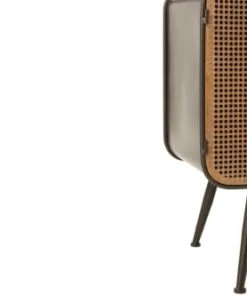 HELLIN Buffet Bas En Métal 2 Portes Et 3 Tiroirs L145 -Boutique Belamp buffet bas en metal 2 portes et 3 tiroirs l145 5