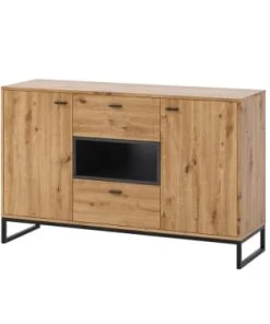 Best Mobilier Buffet Bas Industriel 135 Cm Bois